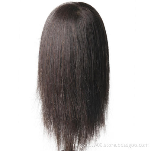 Mannequin Head Hair Styling Training Head Manikin Cosmetology Doll Head Straight Hairdressing Training Mode